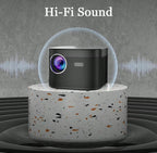 Proiector Smart Home Cinema, Android, Full HD 1080p, WIFI Dual Band, Bluetooth 4.0, Keystone, Boxe HiFi