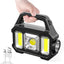 Lanterna solara cu proiector lateral cob si incarcare USB