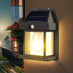 Lampă solara bec de perete LED cu senzor de miscare