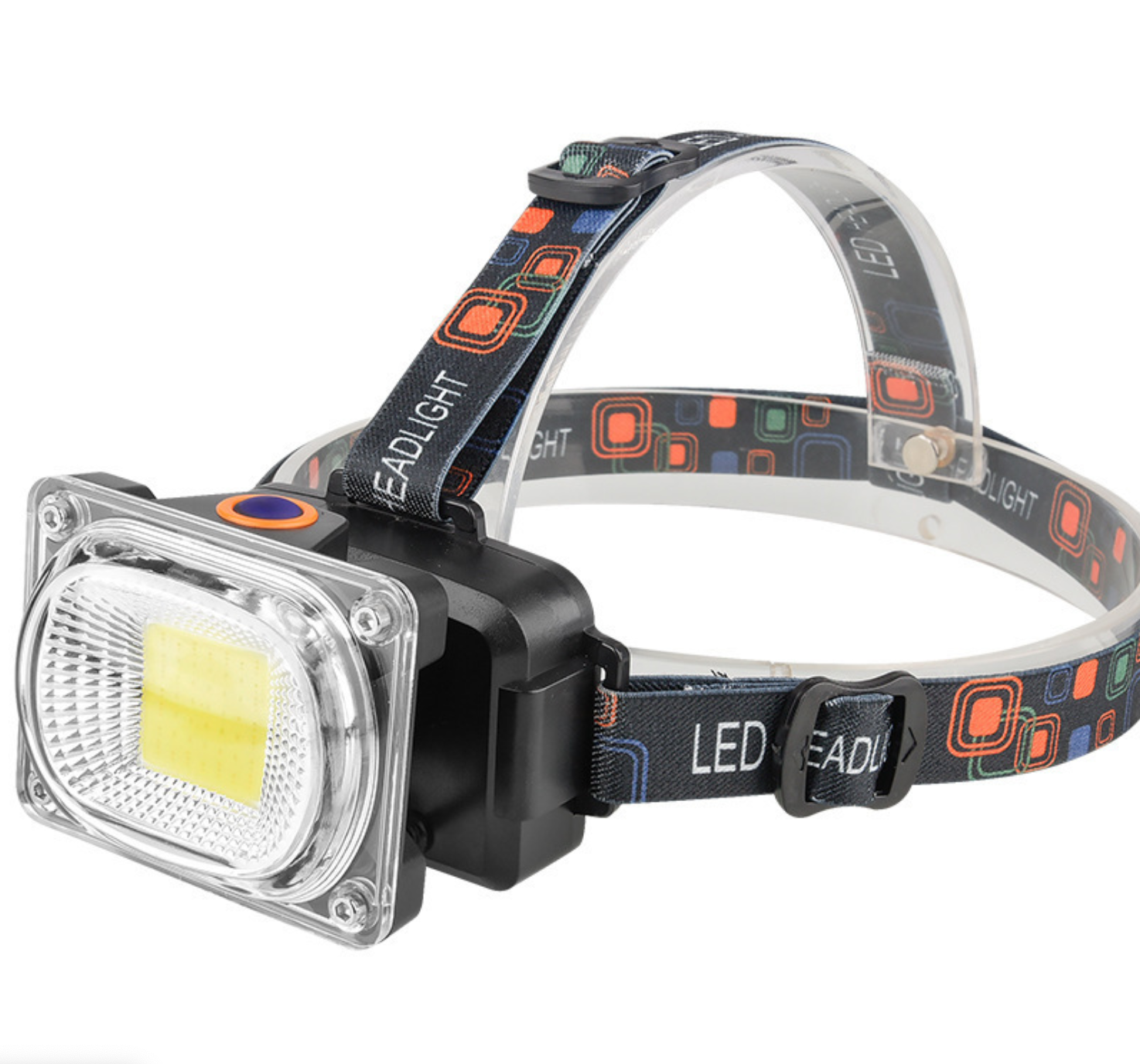 Lanterna reincarcabila de cap cu LED mare 2.5 cm, model LL-6651 Imagine principală a produsului