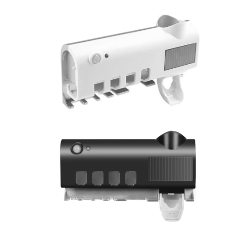 Dozator pentru pasta de dinti cu alimentare solara si sterilizator UV pentru periute Imagine secundară a produsului