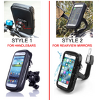 Suport telefon pentru bicicleta si motocicleta, impermeabil, rotatie 360° rezistent la ploaie