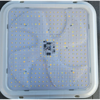 Aplica LED 100W, 200W sau 300W cu Panou Solar, Interior/Exterior, Plafoniera Patrata, Lumina Rece/Calda