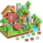 Blocuri magnetice de constructie 3D, 2.5 cm