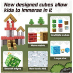 Blocuri magnetice de constructie 3D, 2.5 cm