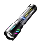Lanterna LED Profesionala CB 519B Reincarcabila, Metalica, cu Zoom Telescopic