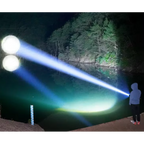 Lanterna LED Profesionala CB 519B Reincarcabila, Metalica, cu Zoom Telescopic