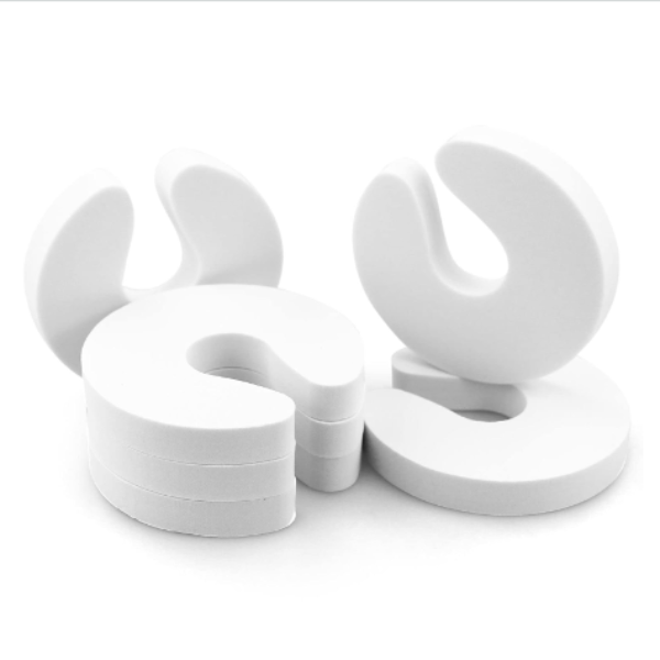 Set 5 opritoare pentru protectie din spuma pentru usa, Alb/Maro Imagine principală a produsului