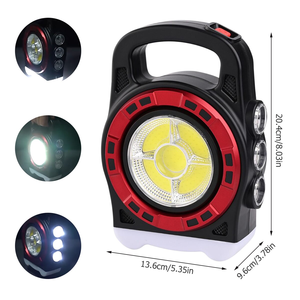 Lanterna solara LED 20W, 3 moduri iluminare pentru Casă Modernă