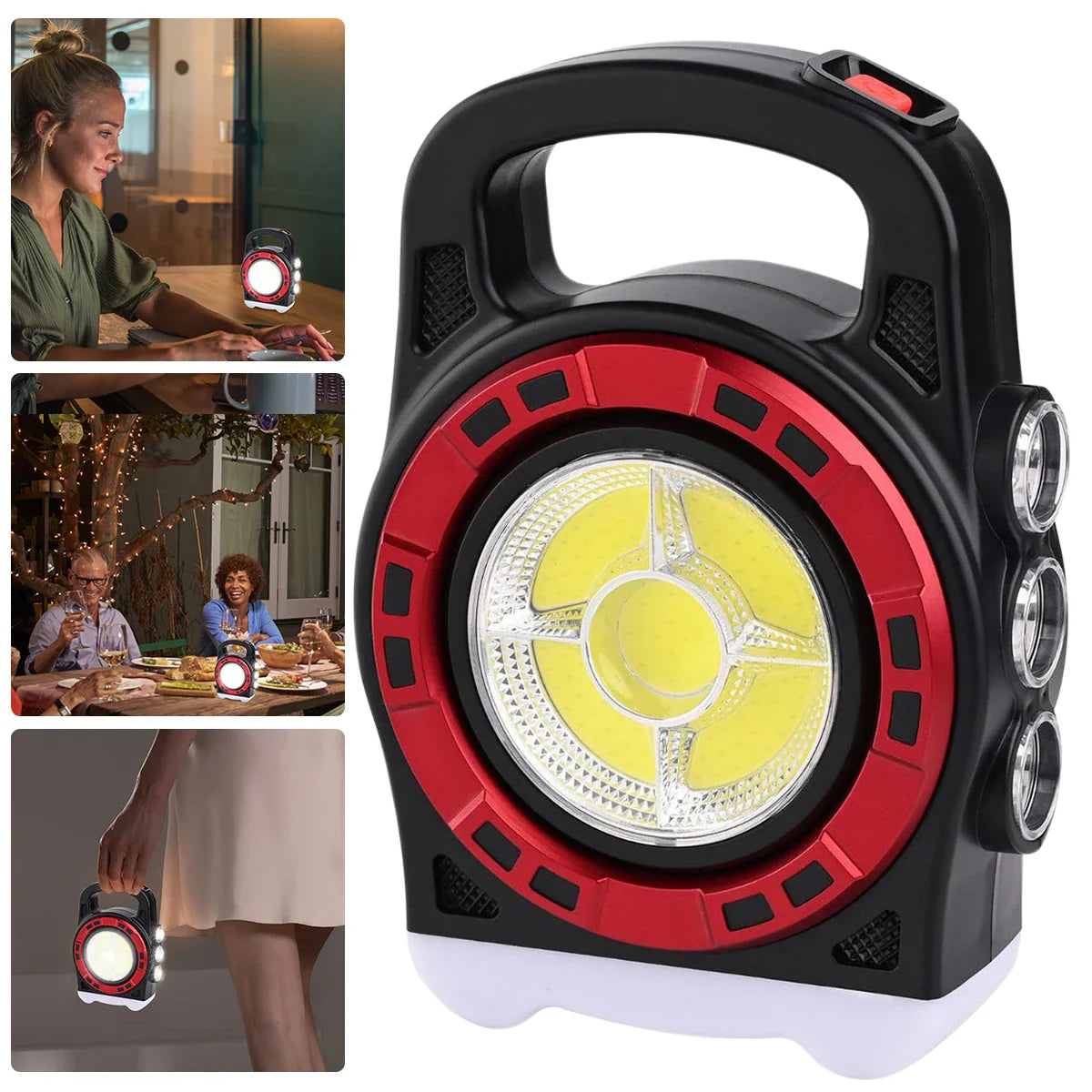 Lanterna solara LED 20W, 3 moduri iluminare pentru Casă Modernă