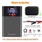 Jump Starter auto multifunctional 12V cu compresor aer 150 PSI si baterie 6000mAh