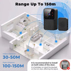 Sonerie Video Smart, Camera Supraveghere 4K WIFI, Night Vision