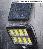 Lampă solara LED cu telecomanda, ajustabila, 8 COB LED