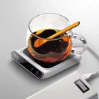 Incalzitor electric smart pentru cana cafea, ceai si alte bauturi, incarcare USB