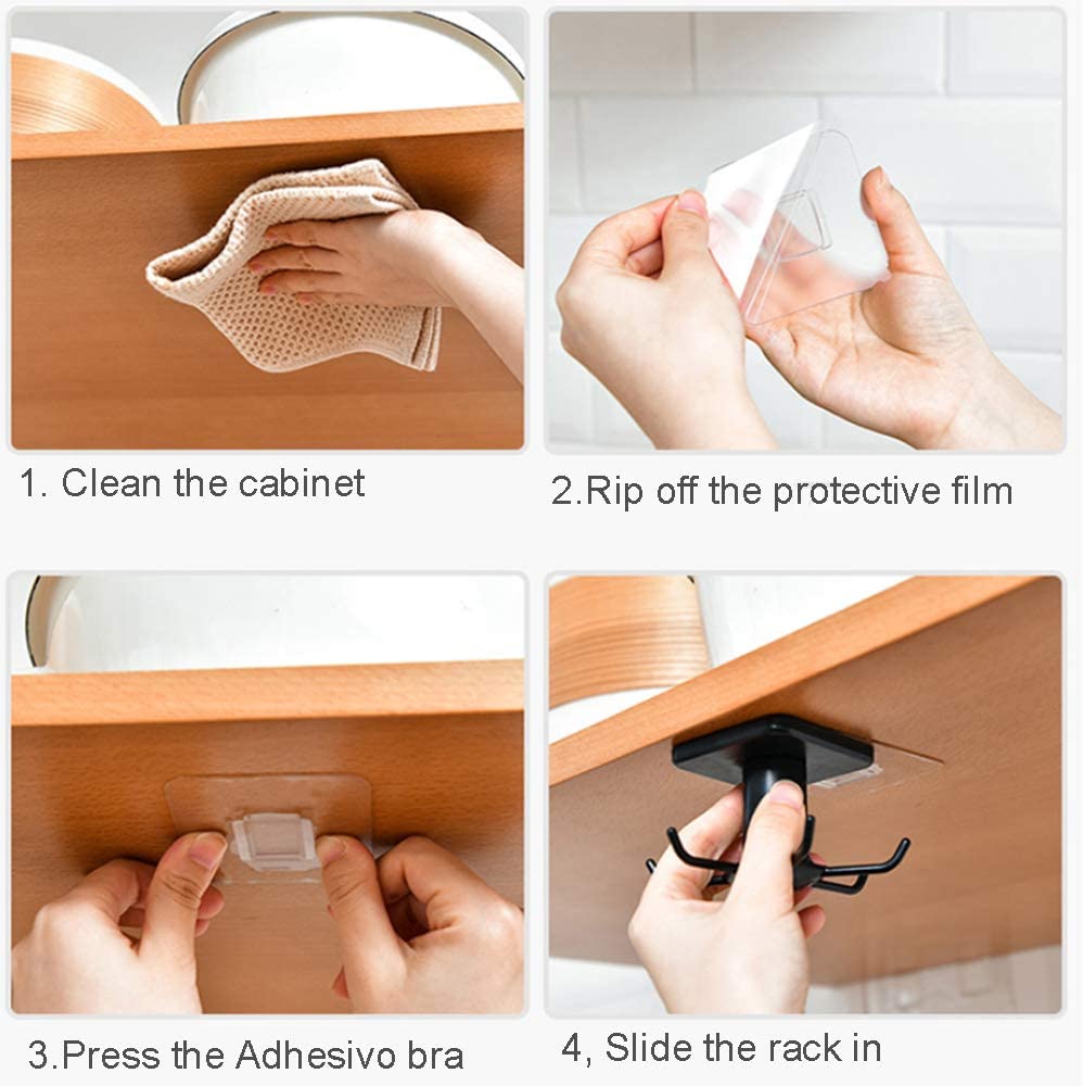 Set 3 x Carlig organizator ustensile Bucătărie