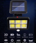 Lampă solara LED cu telecomanda, ajustabila, 6 COB LED