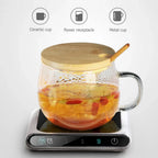 Incalzitor electric smart pentru cana cafea, ceai si alte bauturi, incarcare USB
