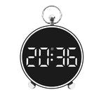 Ceas desteptator digital LED 4, 4" cu afisaj color, comanda vocala si alarme personalizabile - trezeste ecranul