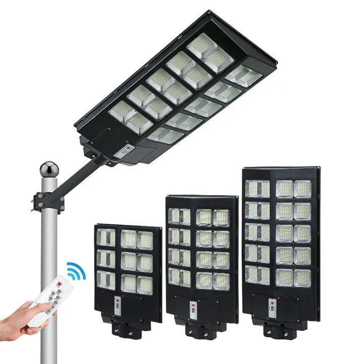 Lampă solara stradala 600W/800W/1000W, Telecomanda, suport metalic Imagine principală a produsului