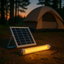 Lampă solara tip neon, LED 36W lumina rece cu panou solar, lungime Tub, 26 cm