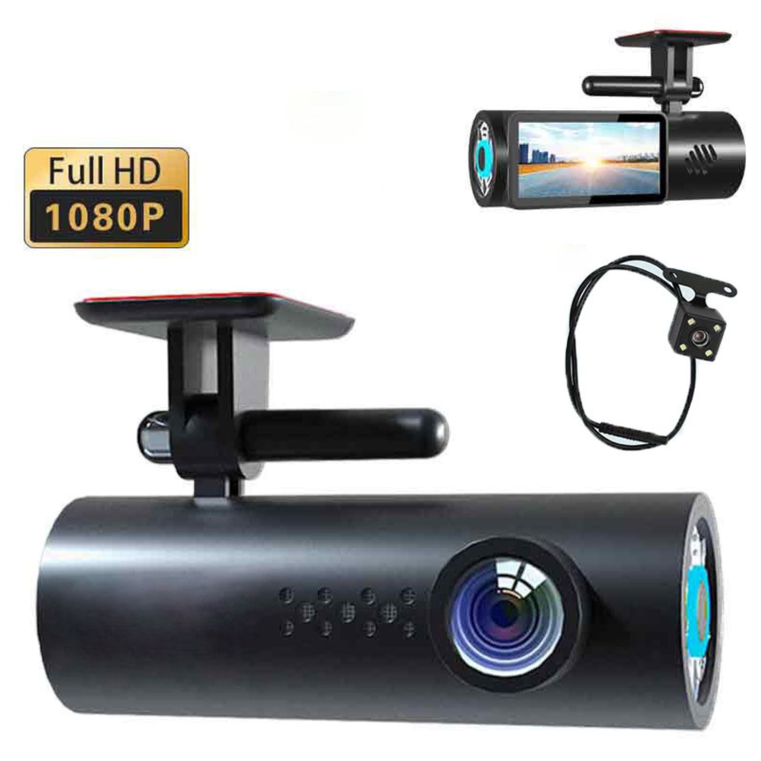 Camera auto DVR HD cu WIFI si conectare la telefon, vedere nocturna si inregistrare in bucla Imagine principală a produsului