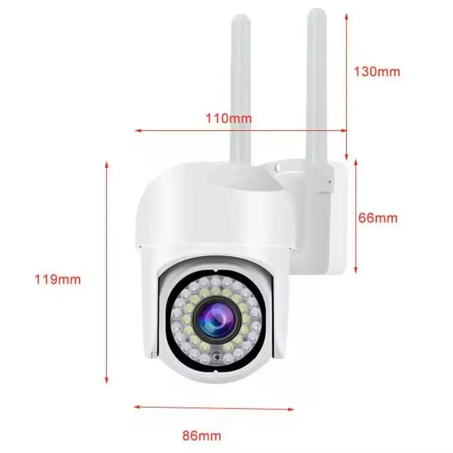 Pachet Cameră de supraveghere WIFI pentru exterior cu Card 32GB Inclus, HD panoramica, vedere nocturna