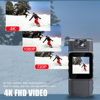Camera corporala Cam HD cu lentila rotativa, WIFI, Vedere Nocturna IR si Autonomie 7 Ore