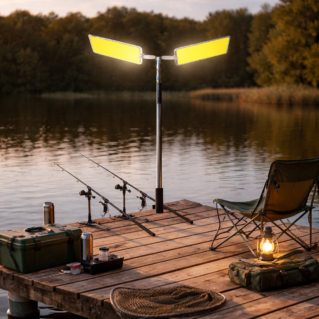 Kit Nocturna eLIVE FR-12, Proiector Camping LED 94W 9116lm, Waterproof