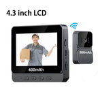 Sonerie video inteligenta Wireless, Ecran IPS 4.3 inch, Night Vision