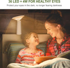 Mini Lampă de birou, LED, cu lumina indirecta, touch control, incarcare USB, rotire 40°