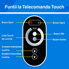 Controller LED RGB pentru Bandă LED, cu touch, 12V/24V, cu telecomanda