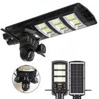 Lampă cu panou solar, 450 W, cu 3 camere supraveghere incorporate, slot sim, 4G, 12MP