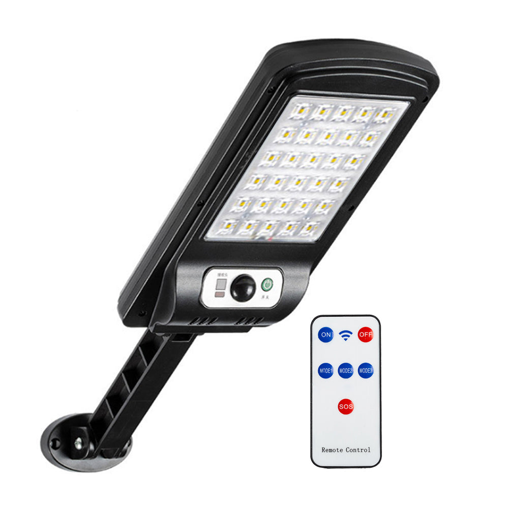 Lampă solara LED de perete exterior cu senzor de miscare si telecomanda