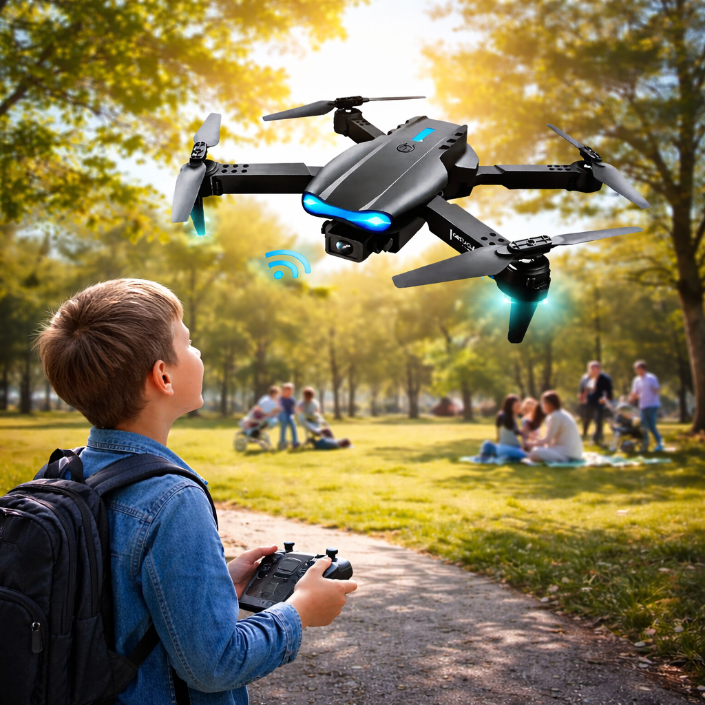 Drona E99, 4K, Camera duala pentru Siguranța Casei Imagine principală a produsului