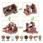 Blocuri magnetice de constructie 3D, 2.5 cm