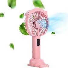 Mini ventilator de birou cu pulverizare apa, 3-în-1 Imagine secundară a produsului
