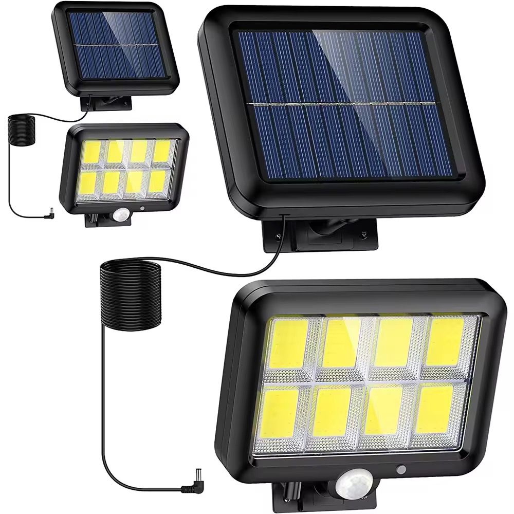 Lampă solara LED cu telecomanda, ajustabila, 8 COB LED