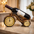 Suport Decorativ pentru Vin cu Ceas – Model Cai / Model Elefant