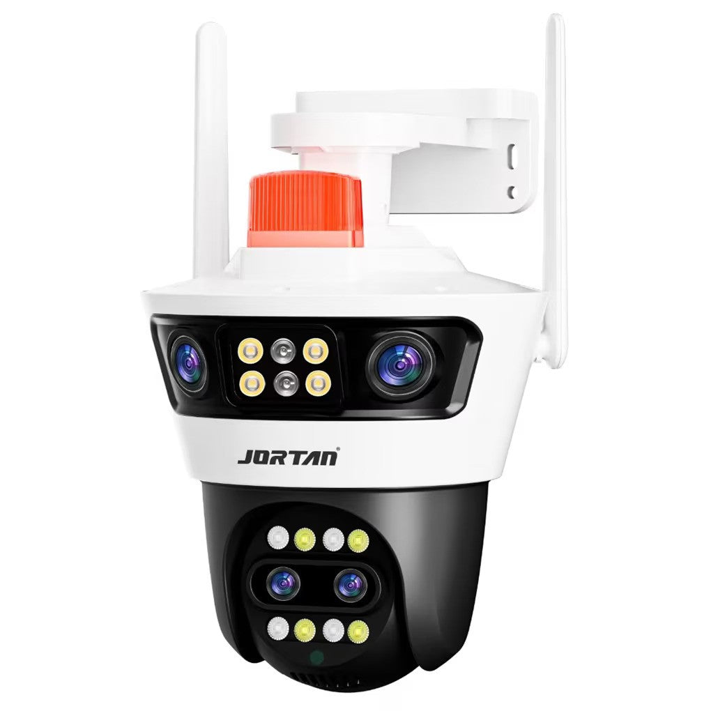 Camera supraveghere WIFI Jortan dubla 12MP PTZ, 4 lentile, vedere nocturna color