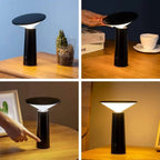 Mini Lampă de birou, LED, cu lumina indirecta, touch control, incarcare USB, rotire 40°