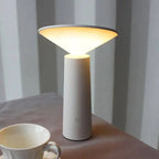 Mini Lampă de birou, LED, cu lumina indirecta, touch control, incarcare USB, rotire 40°