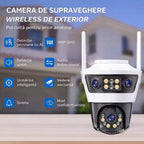 Cameră de supraveghere cu 2 Lentile, PTZ 355°, Jortan JT-4
