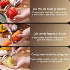 Taietor inox pentru legume si fructe otel inoxidabil, design ergonomic