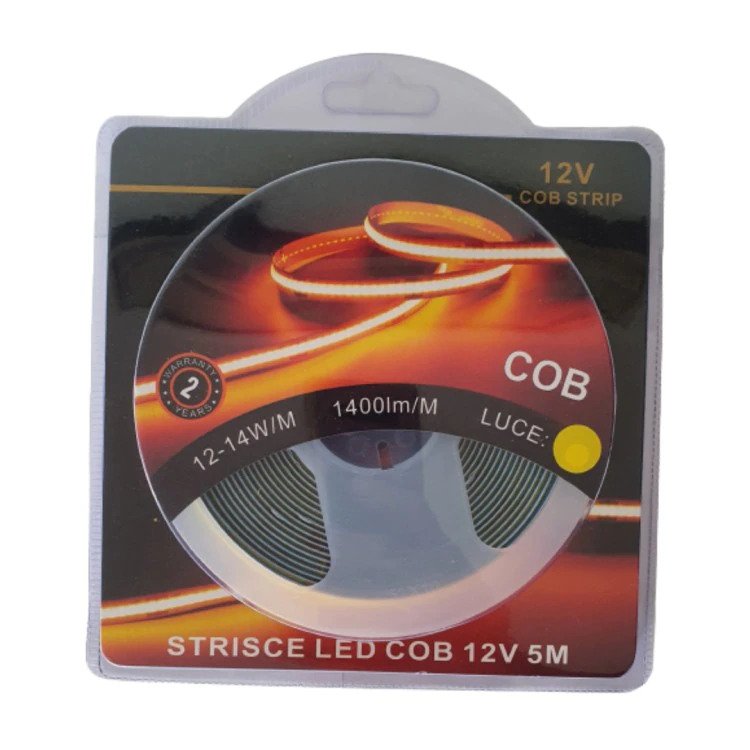 Bandă LED COB Strip 5M, 1400lm/M, 12-14 w/M, lumina calda sau lumina rece