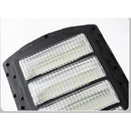 Lampă Solara Stradala, Dreptunghiulara 600W cu 12 Celule Telecomanda si Suport Metalic, Lumina Puternica