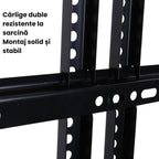 Suport TV fix universal pentru televizoare 40–85 inch, capacitate 75 kg