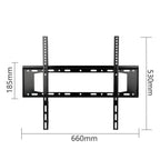 Suport TV fix universal pentru televizoare 40–85 inch, capacitate 75 kg