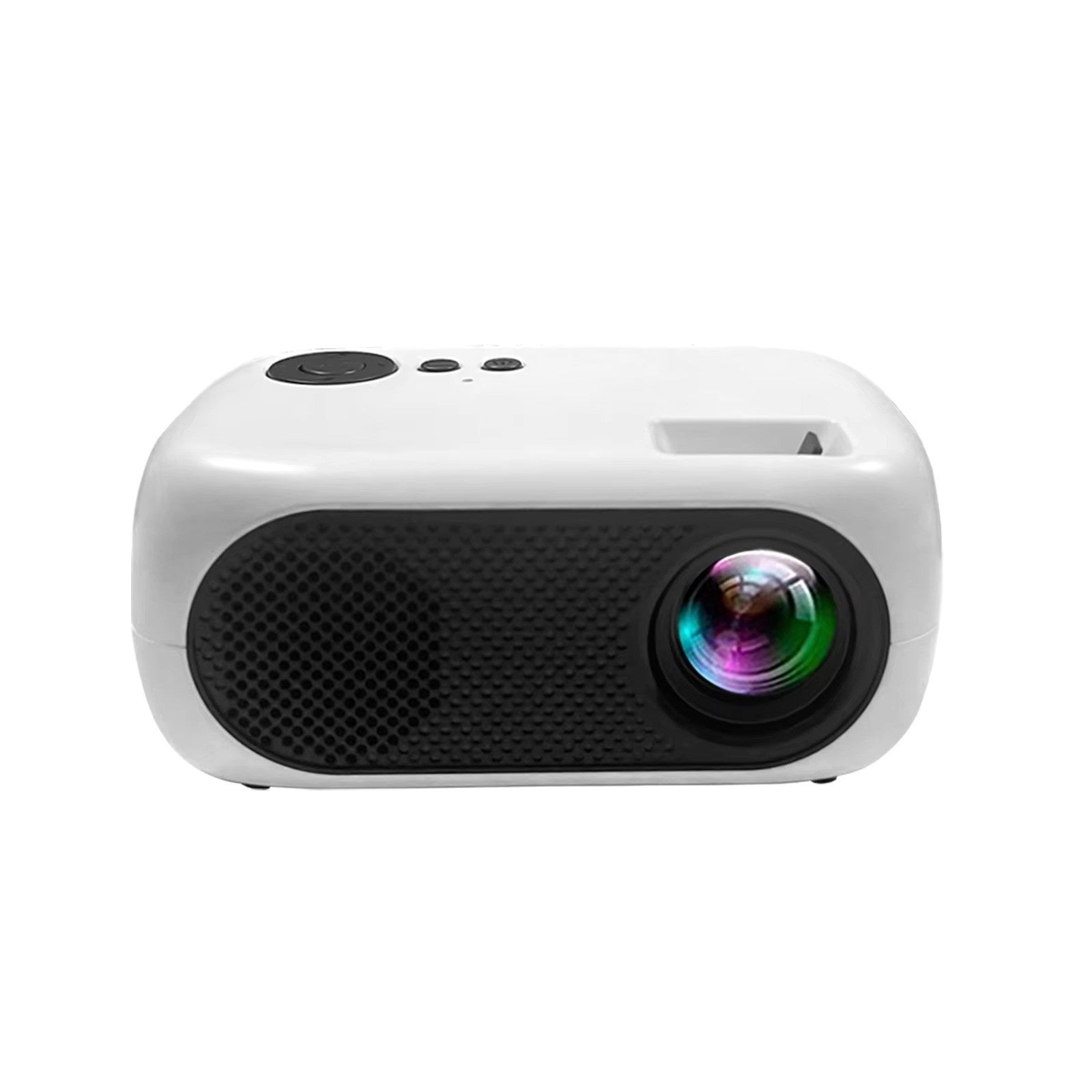 Videoproiector portabil, FULL HD, cu LED-uri, 1200 lumeni, mini proiector, 2000:1, galben Imagine secundară a produsului