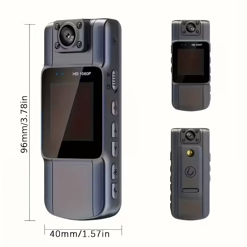 Camera corporala Cam HD cu lentila rotativa, WIFI, Vedere Nocturna IR si Autonomie 7 Ore