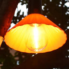 Lampă camping portabila, ghirlanda LED, rezistenta la apa, design bec oval, 5W